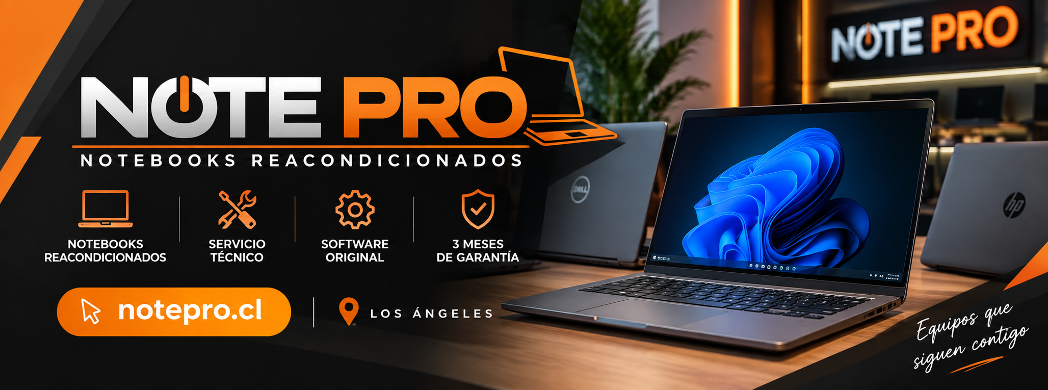 NOTE PRO · Notebooks reacondicionados